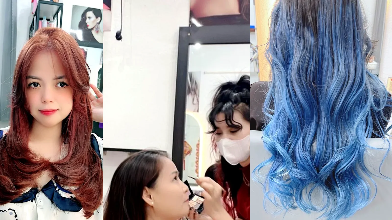 Một số hình ảnh thật về khách hàng và kiểu tóc tại Salon Tóc Bích